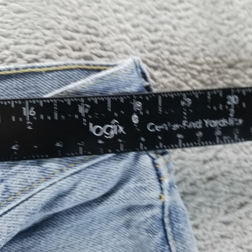 Levis 505 Shorts Mens 38 Blue Denim Regular Bermuda 10